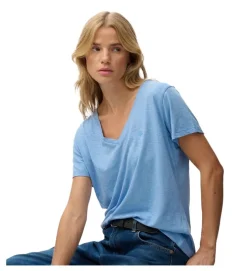 tee shirt - MANCHE COURTE - vetement femme - Coton - Bleu - Superdry