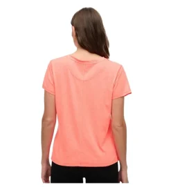 tee shirt - MANCHE COURTE - vetement femme - Coton - Corail - Superdry