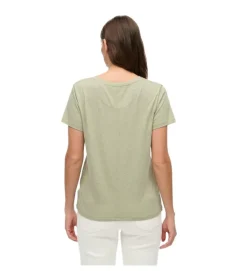 tee shirt - MANCHE COURTE - vetement femme - Coton - Vert - Superdry