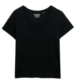 tee shirt - MANCHE COURTE - vetement femme - Coton - Noir - Superdry