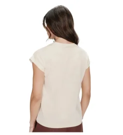 tee shirt - MANCHE COURTE - vetement femme - Coton - Marron - Grace and mila