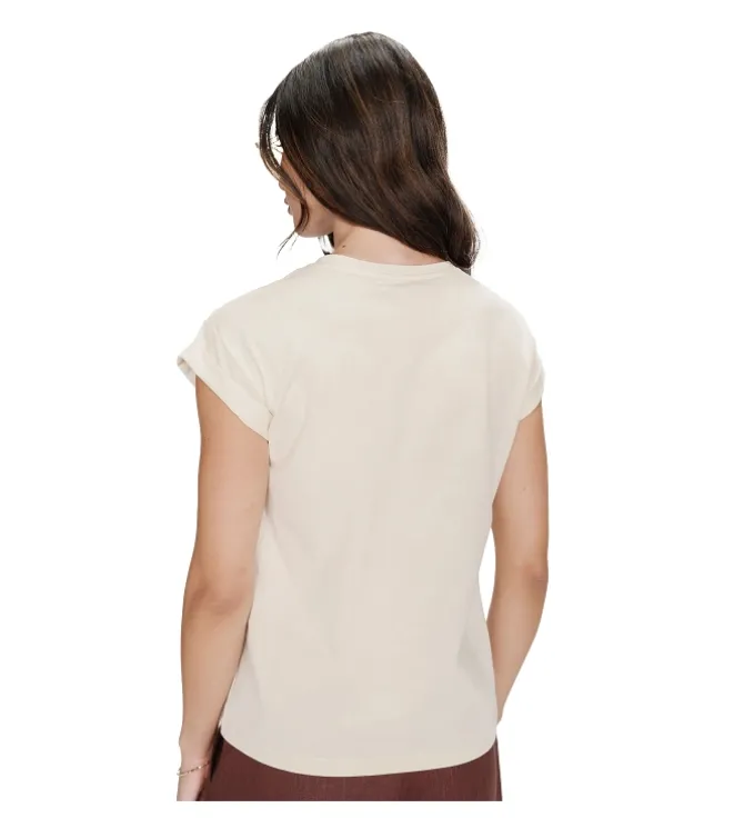 tee shirt - MANCHE COURTE - vetement femme - Coton - Marron - Grace and mila