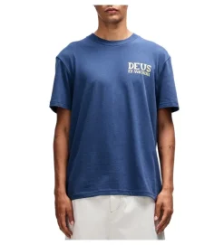 tee shirt - MANCHE COURTE - vetement homme - Coton - Bleu - Deus