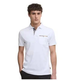 tee shirt - MANCHE COURTE - vetement homme - Coton - Blanc - Barbour