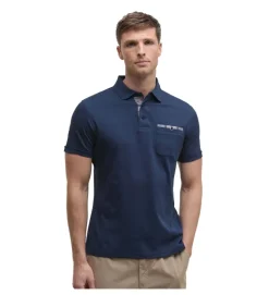 tee shirt - MANCHE COURTE - vetement homme - Coton - Bleu Marine - Barbour