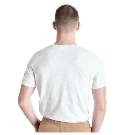 tee shirt - MANCHE COURTE - vetement homme - Cuir - Blanc - American vintage