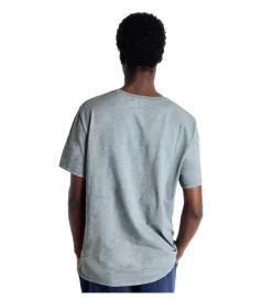 tee shirt - MANCHE COURTE - vetement homme - Cuir - Gris - American vintage