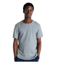 tee shirt - MANCHE COURTE - vetement homme - Cuir - Gris - American vintage