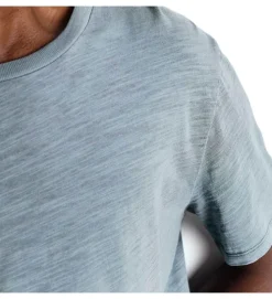 tee shirt - MANCHE COURTE - vetement homme - Cuir - Gris - American vintage