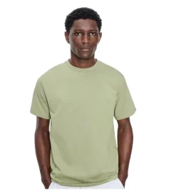 tee shirt - MANCHE COURTE - vetement homme - Cuir - Beige - American vintage