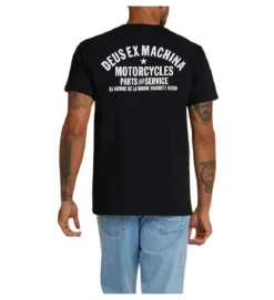 tee shirt - MANCHE COURTE - vetement homme - Cuir - Noir - Deus