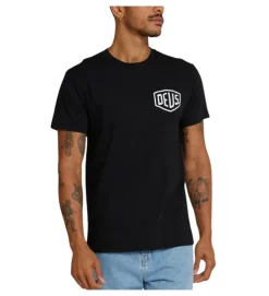 tee shirt - MANCHE COURTE - vetement homme - Cuir - Noir - Deus