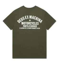 tee shirt - MANCHE COURTE - vetement homme - Cuir - Kaki - Deus