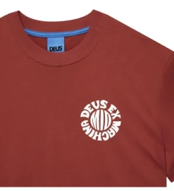 tee shirt - MANCHE COURTE - vetement homme - Coton - Bordeaux - Deus