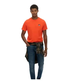 tee shirt - MANCHE COURTE - vetement homme - Coton - Rouge - Superdry