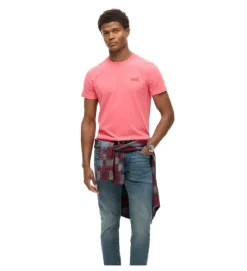 tee shirt - MANCHE COURTE - vetement homme - Coton - Rose - Superdry