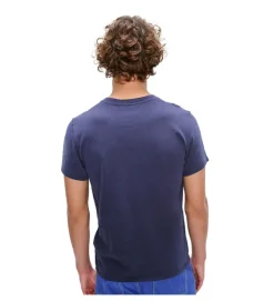 tee shirt - MANCHE COURTE - vetement homme - Coton - Bleu Marine - American vintage
