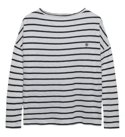 tee shirt - MANCHE LONGUE - vetement femme - Coton - Rayée - Superdry
