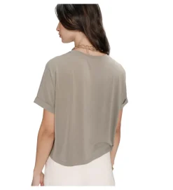tee shirt - MANCHE LONGUE - vetement femme - Synthétique - Kaki - Grace and mila