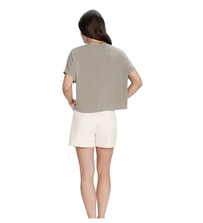 tee shirt - MANCHE LONGUE - vetement femme - Synthétique - Kaki - Grace and mila