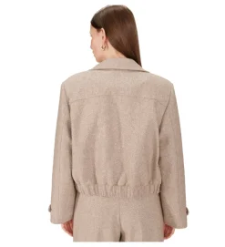veste - AUTRE - vetement femme - Laine - Beige - Grace and mila