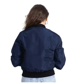 veste - BOMBER - vetement femme - Nylon - Bleu Marine - Bombers original