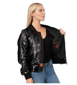 veste - BOMBER - vetement femme - - Noir - Bombers original
