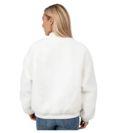 veste - BOMBER - vetement femme - Synthétique - Blanc - Bombers original