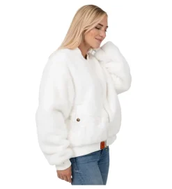 veste - BOMBER - vetement femme - Synthétique - Blanc - Bombers original