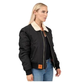veste - BOMBER - vetement femme - Toile - Noir - Bombers original