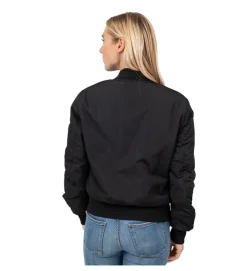 veste - BOMBER - vetement femme - Toile - Noir - Bombers original
