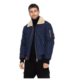 veste - BOMBER - vetement homme - Textile - Bleu Marine - Bombers original