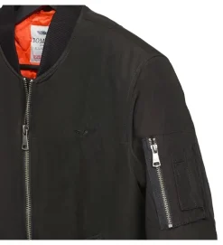 veste - BOMBER - vetement homme - Toile - Noir - Bombers original