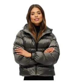 veste - DOUDOUNE - vetement femme - Coton - Noir - Superdry