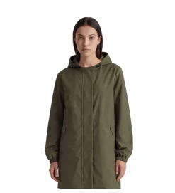 veste - IMPERMEABLE - vetement femme - Cuir - Vert - Save the duck