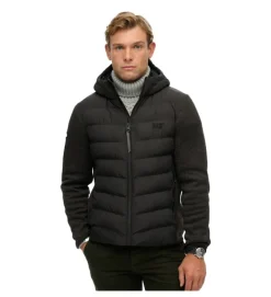 veste - IMPERMEABLE - vetement homme - Coton - Noir - Superdry