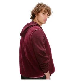 veste - SANS MANCHE - vetement homme - Coton - Bordeaux - American vintage