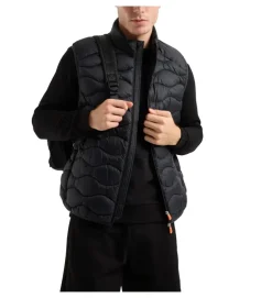 veste - SANS MANCHE - vetement homme - Coton - Noir - Save the duck